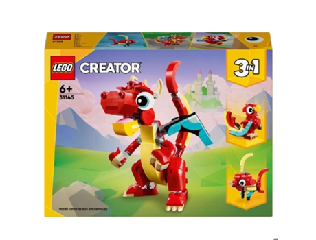 LEGO 31145 Dragón Rojo