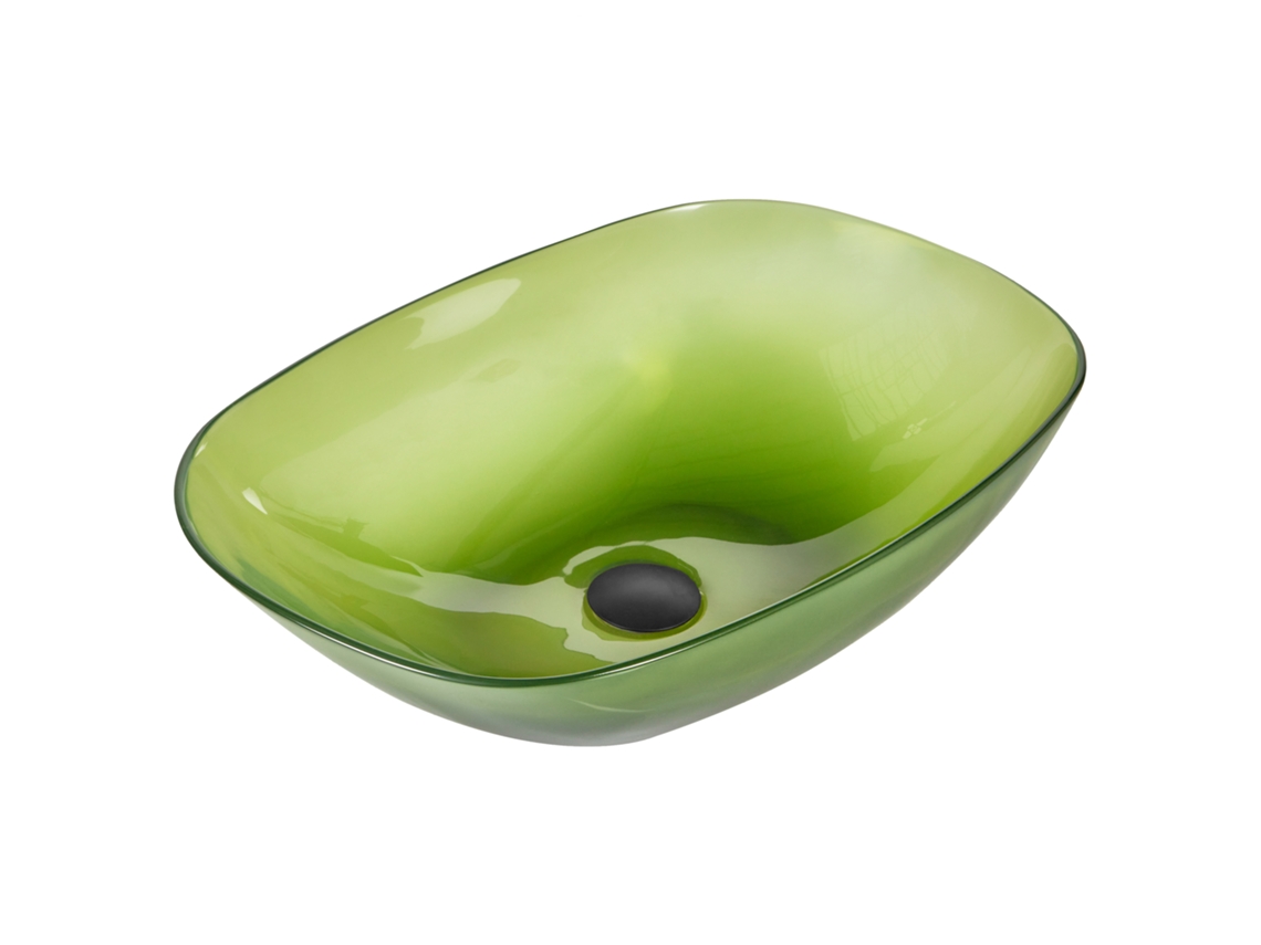 Lavabo BELIANI Moengo de Solid Surface Transparente 54x36x15