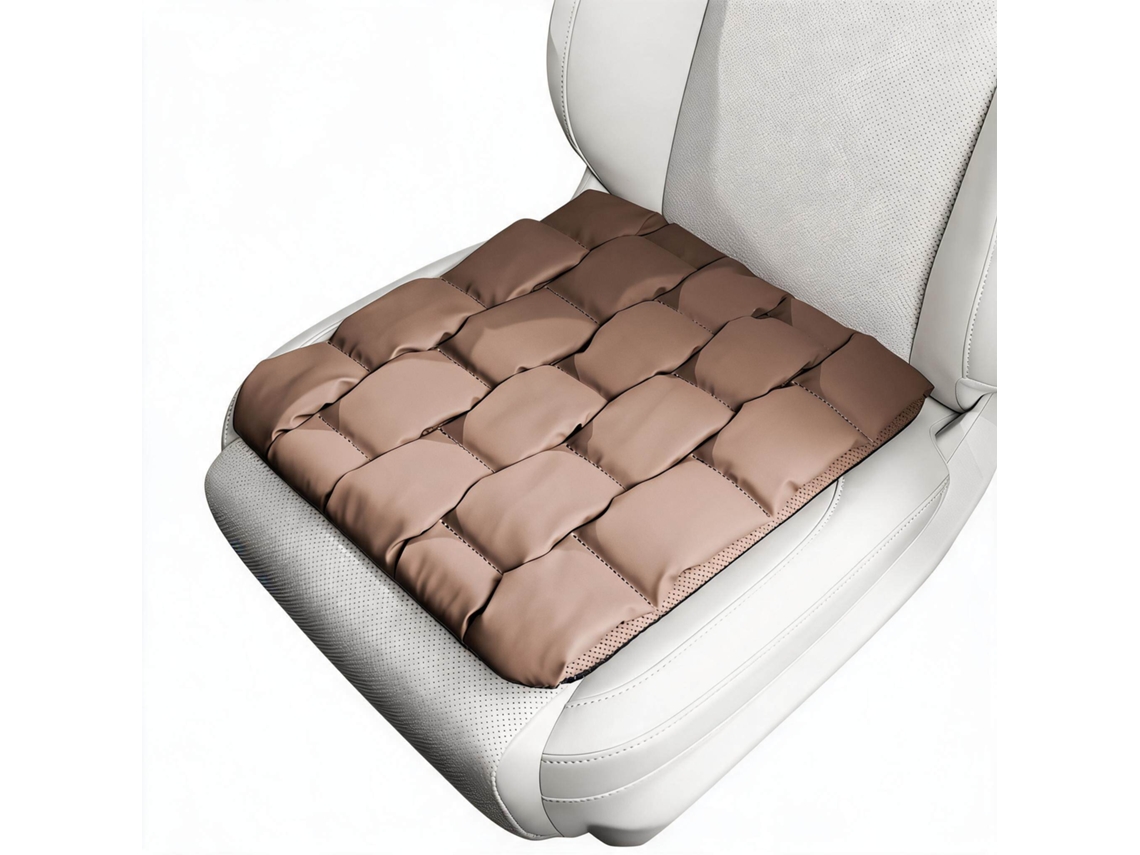 Almofada Universal Para Assento De Carro Henten Home Resistente A Manchas, Respirable, Absorptive Impact And Aliviador De Pressão Marrom Escuro