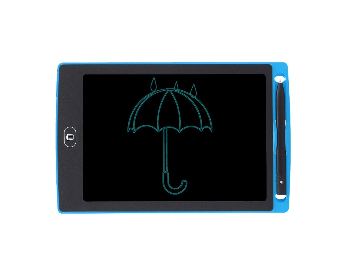 Pizarra Lcd Infantil De 8,5 Pulgadas, Pizarra De Dibujo Inteligente, Grafiti, Escritura A Mano, Fuente Azul