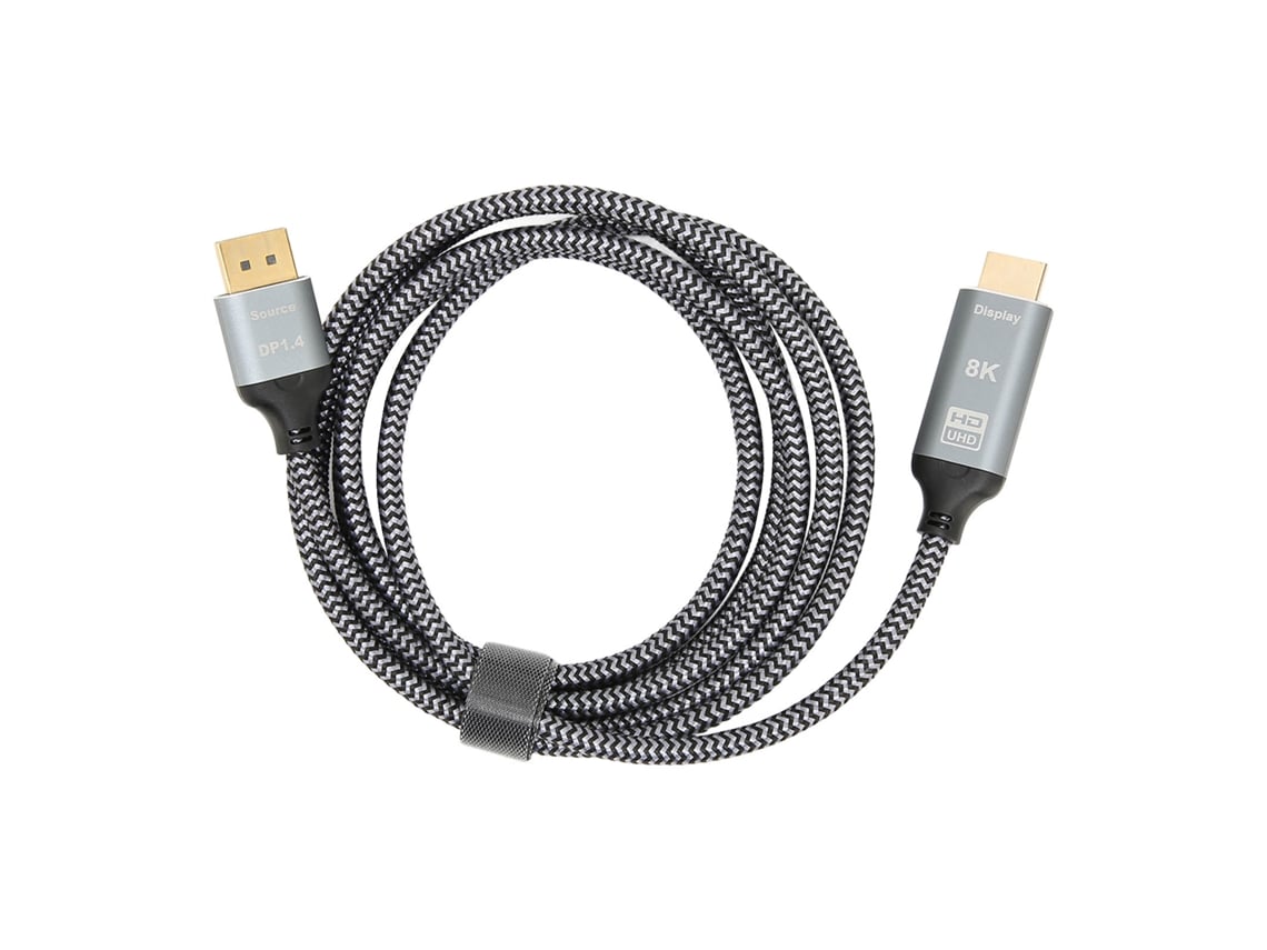 Cable Adaptador Displayport 1.4 A Hdmi 2.1 Macho A Hembra 8k, 1,8 Metros (6 Pies)
