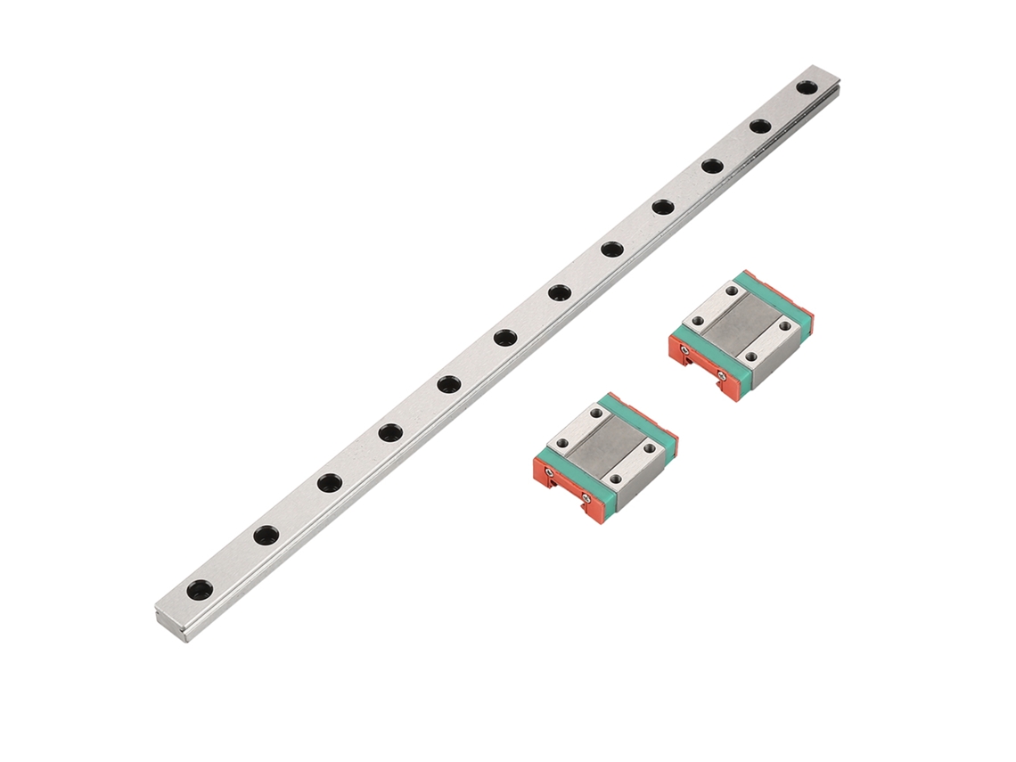 1 Peça Rail Linear Mgn12 300mm Largura 12mm Com 2 Peças Blocos Deslizantes Mgn12b