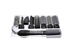 Secador De Cabelo Profissional 8 Em 1 Com Modelador De Cachos, Ideal Para Viagens E Hotéis, Com Pente Integrado.