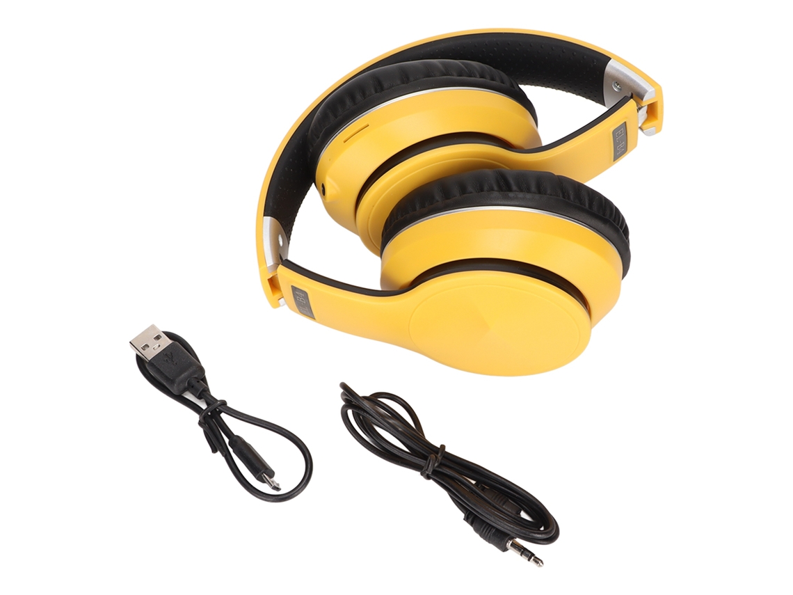 Auriculares Inalámbricos Bluetooth Elb4, Plegables, Multifuncionales, Para Deportes Y Videojuegos (amarillo)