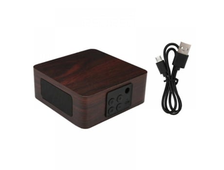 Altavoces Shxx Altavoz Bluetooth inalámbrico de madera Subwoofer Estable Usb portátil de escritorio Altavoces retro 60Hz-18Khz para el hogar al air...