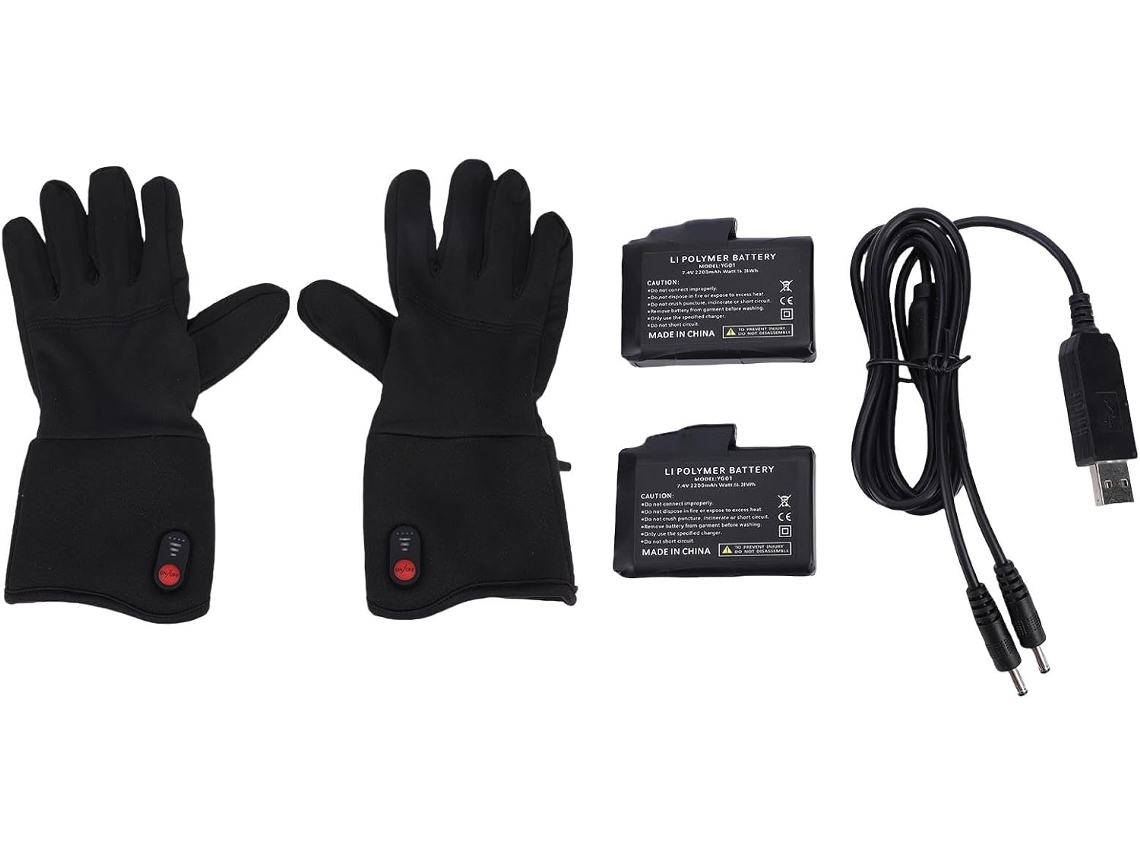 Gants Chauffants Recargables Con 2 Baterías Para Hombres Y Mujeres - Chauffe-mains Électriques Ultra