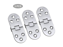 3 Bisagras De Mesa De Aleación Acero Inoxidable Bisagras Plegables Para Mesa Escritorio Máquina Cajón Puerta Ventana
