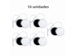 (10 Parches De Electrodos De Gel Autoadhesivos Ems De 32 Mm, Blancos, Tipo Autoadhesivo)