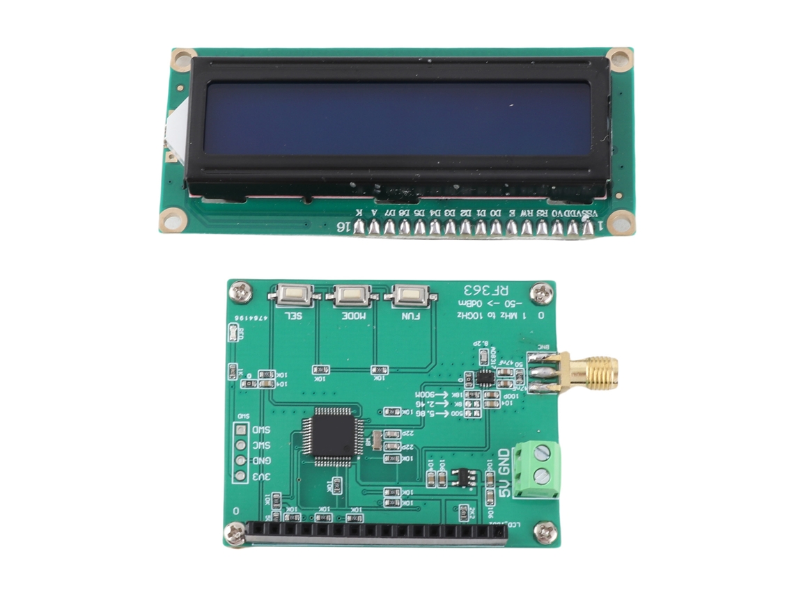 Medidor De Potencia De Rf De 1 Mhz A 10 Ghz: Medición De Potencia Y Valor De Atenuación.