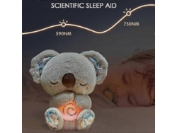 Peluche De Koala Para Aliviar La Ansiedad, Con Ejercicios De Respiración Rítmica Y Música.