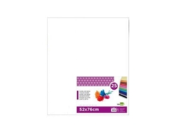 Papel Seda Liderpapel 52 X 76Cm 18 Grs Blanco Emb. 25 onzas