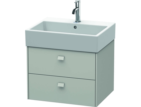 Mueble bajo encimera DURAVIT Brioso 58,4 x 45,9 cm 2 cajones con sifón y delantal para lavabo Vero Air 235060