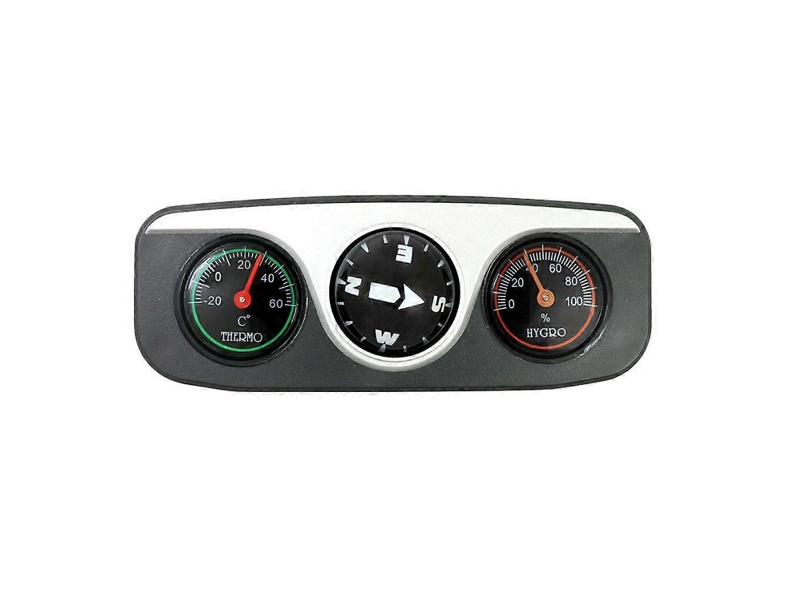 Brújula esférica para navegación, termómetro e higrómetro, accesorio para el interior del coche. Nostalgia88