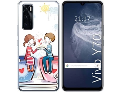 Carcasa Vivo Y70 TUMUNDOSMARTPHONE Café Multicolor