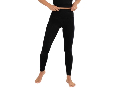 Pantalones Ajustados para Mujer AQÜE APPAREL Malla Comfort Mesh Negro para Corrida (XS)