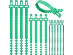 Correas De Soporte Para Árboles De 18 Piezas, Con Ataduras Ajustables.