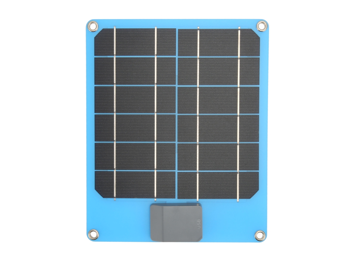 Panel Solar (fuente De Alimentación De Emergencia Con Carga Usb) Mini 6w 5v Panel De Energía Pequeño Monocristalino Impermeable