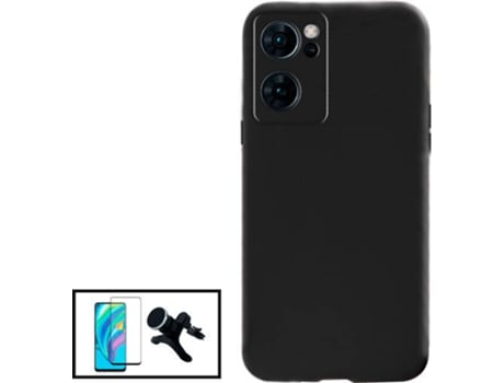 Kit Carcasa + Protector de Pantalla + Soporte OnePlus Nord CE 2 5G GIFT4ME Negro