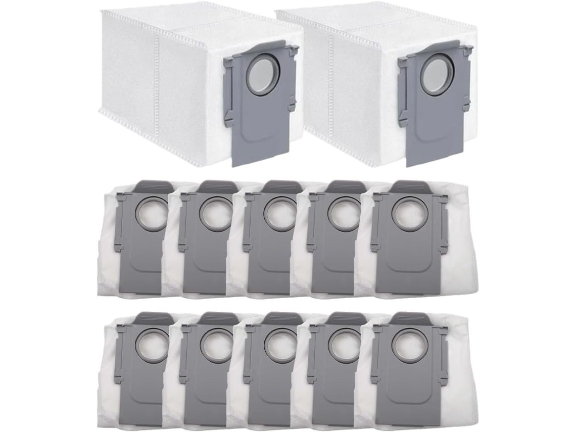 12 35a/35s, Paquete De Bolsas Para Aspiradora Compatibles Con Piezas Roborock Qv