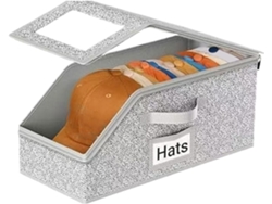 Estuche transparente para gorras de béisbol, con capacidad para 24 gorras, ideal para organizar tu dormitorio y sala de estar - Slowmoose