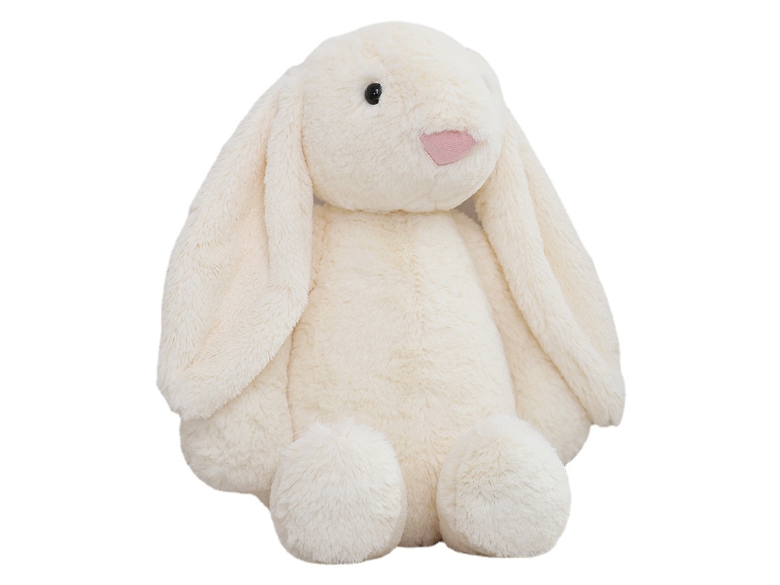 Peluche Bonnie Coelho Branco Leitoso 40 Cm