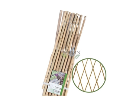 Celosia Extensible de Bambu 60 X 240 Cm para Jardin para Jardines Vallas Decoración Sujeción de Plantas SUINGA
