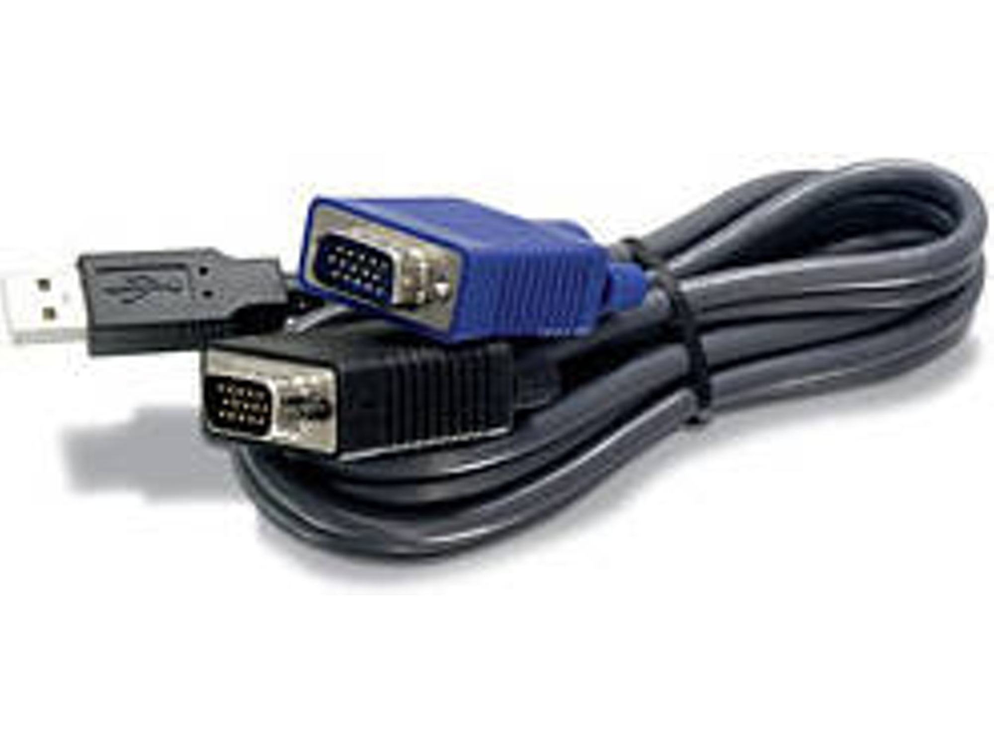 Cables KVM TRENDNET (KVM - KVM - 4.5 m m - Negro)