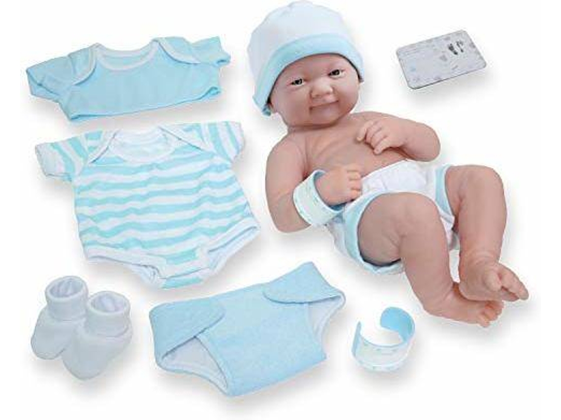 Muñeca JC TOYS Layette Baby Doll Gift Set (Edad Mínima: 5 Años - 14.61x11.38x5.94 cm)