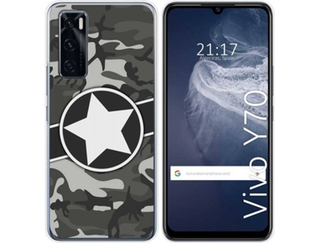 Carcasa Vivo Y70 TUMUNDOSMARTPHONE Camuflaje 02 Multicolor