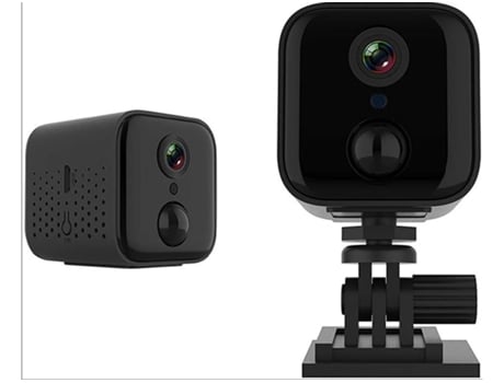 mini cámara espía cámara oculta hd 1080p pequeña cámara inalámbrica con audio detección de movimiento visión nocturna negro