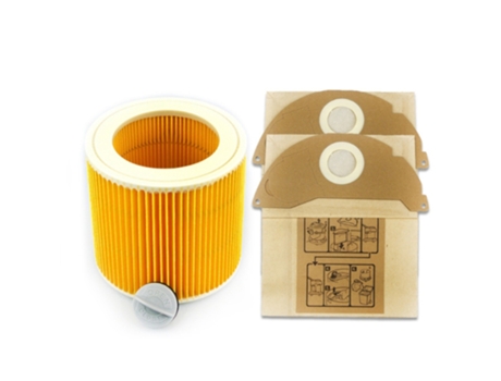 Bolsa de polvo de filtro de repuesto para Karcher Wd2250 A2004 A2054 Mv2 Mv3 Wd3, accesorios de piezas de aspiradora