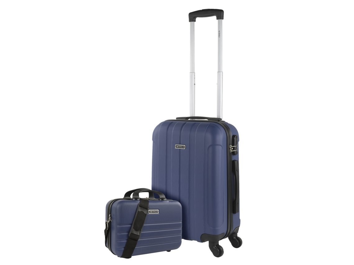 Maleta Abs Pequeña ITACA Havel azul vaquero (37X55x20 Cm - 37L)