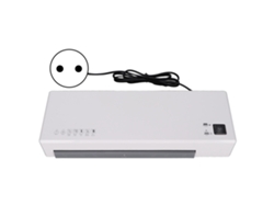 Plastificadora portátil A4 de 9 pulgadas, máquina laminadora en caliente y en frío de alta velocidad con botón antiatasco ABS para el hogar, la oficina y la escuela.