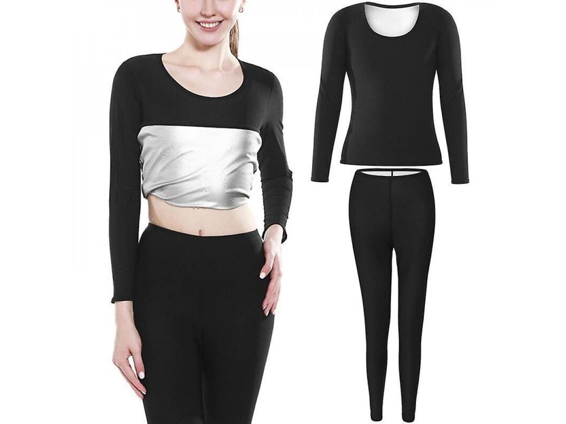2026-conjunto De Shapewear Para Mujer Traje Sauna Sin Costuras Leggings Entrenamiento Adelgazamiento Kxi S Pantalones Y Camisa