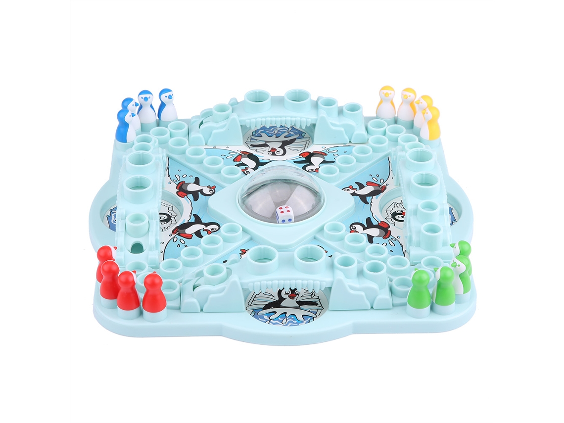 Ats-juego De Mesa Pop 'n Drop Penguins Para Niños Dados Competitivo Interacción Familiar