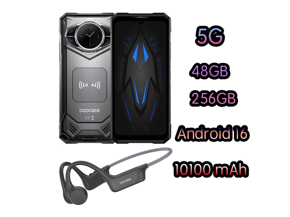 Móvil Doogee S200 Vip 5g 6.72" 36gb 256gb Android 16 - Negro Libre
