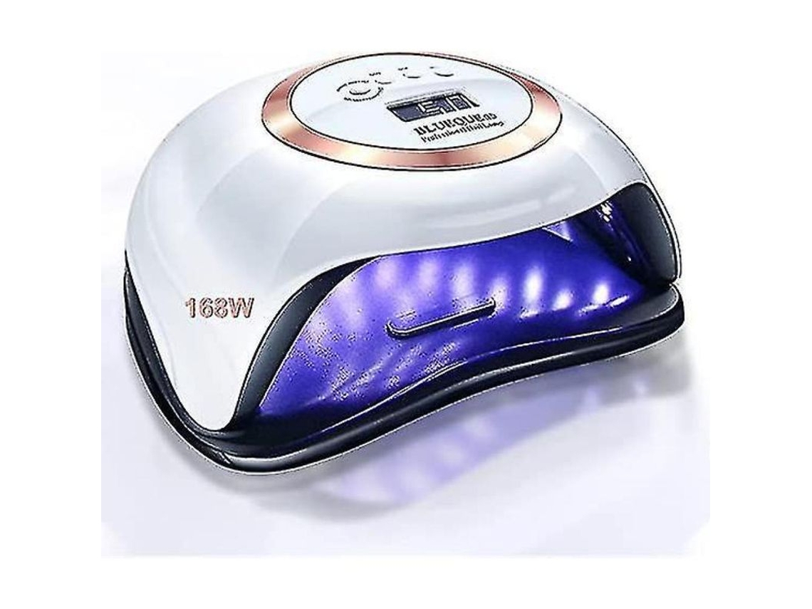 Lámpara De Uñas Led Uv De 168 W Con Sensor Automático Y 4 Ajustes De Temporizador Para El Secado De Esmaltes En Gel.