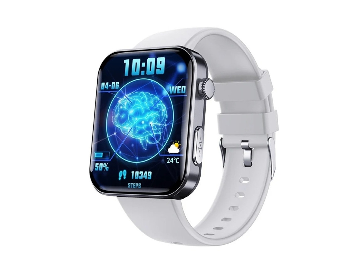 Reloj inteligente con pantalla de 2,1 pulgadas, Bluetooth, llamadas, monitoreo de salud, IP67, resistente al agua, negro, Bestvite