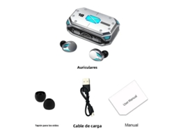 (c) Auriculares Estéreo Bluetooth M41, Altavoz Inalámbrico Con Carga Magnética Y Pantalla Táctil