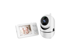 Monitor de bebé de 3.2 pulgadas de bebé con monitor nullaby baby, intercomunicador de voz bidireccional D031cinza Grade Europea EU UE GENERIC