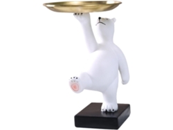 Bandeja Organizadora Decorativa Con Forma De Oso (1 Pieza) Para Joyas Y Objetos Pequeños, Ideal Para La Sala De Estar O La Entrada.