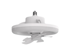 Ventilador de techo con luz, casquillo E27, control remoto y ajuste de color, 86 265 V.