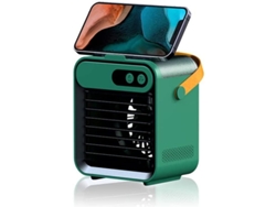 Ventilador Portátil Con Función De Refrigeración, Humidificador, Soporte Para Teléfono Móvil Y Batería De 2400 Mah.
