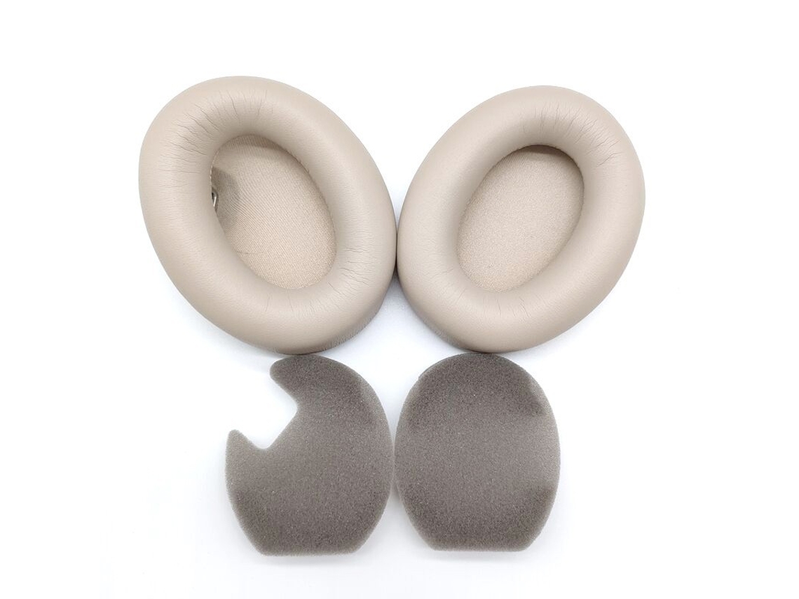Almohadillas Para Auriculares Sony Wh-1000xm4 (un Par), Tejido De Piel Proteínica. Color Dorado Czhhmart.