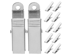 20 Pinzas Cocodrilo De Metal Para Manualidades Herramienta De Resorte Pequeña Clamp De Resorte