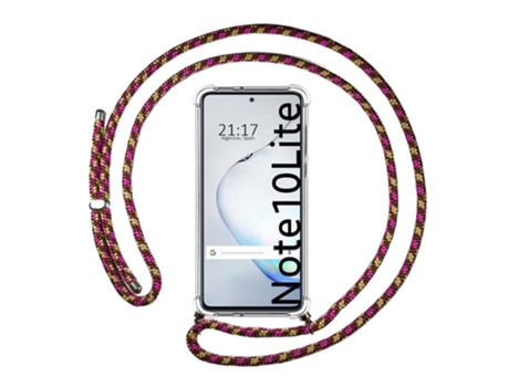 Carcasa Samsung Galaxy Note 10 Lite TUMUNDOSMARTPHONE Colgante Rosa