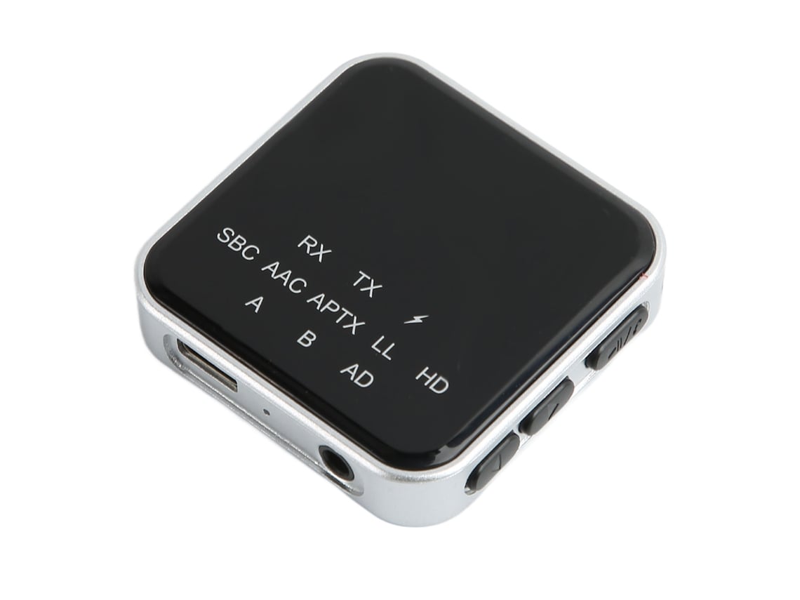 Adaptador Inalámbrico Bluetooth 5.2 2 En 1 Transmisor/receptor Con Baja Latencia E Interfaz Aux De 3,5 Mm Para Tv Y Pc.