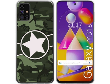 Carcasa Samsung Galaxy M31s TUMUNDOSMARTPHONE Camuflaje 01 Multicolor