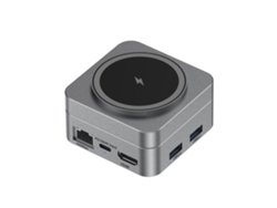 Dock Station 10 Em 1 Carregamento Sem Fio Magnético 15w Pd100w Multi-portas Para Dispositivos Múltiplos