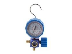 Manómetro Para Aire Acondicionado De 500 Psi Con Espejo Visual Y Válvula